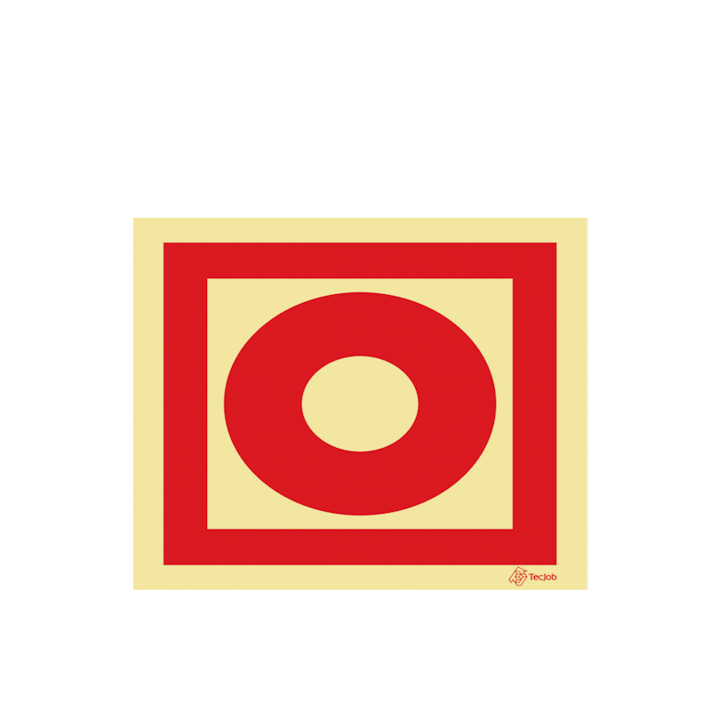 Sinalética Botão de Alarme - I0260