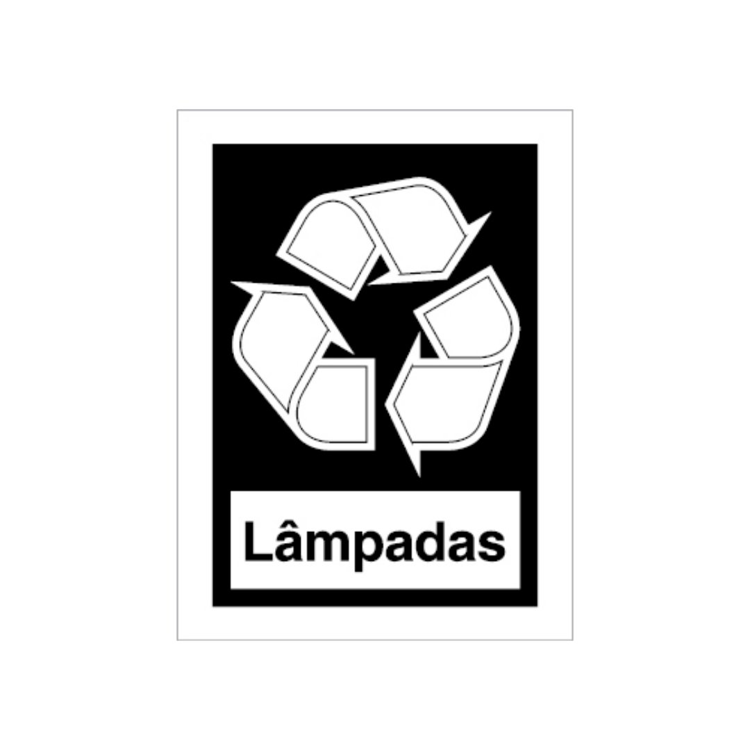 Sinalética Informação Lâmpadas - CQ0061