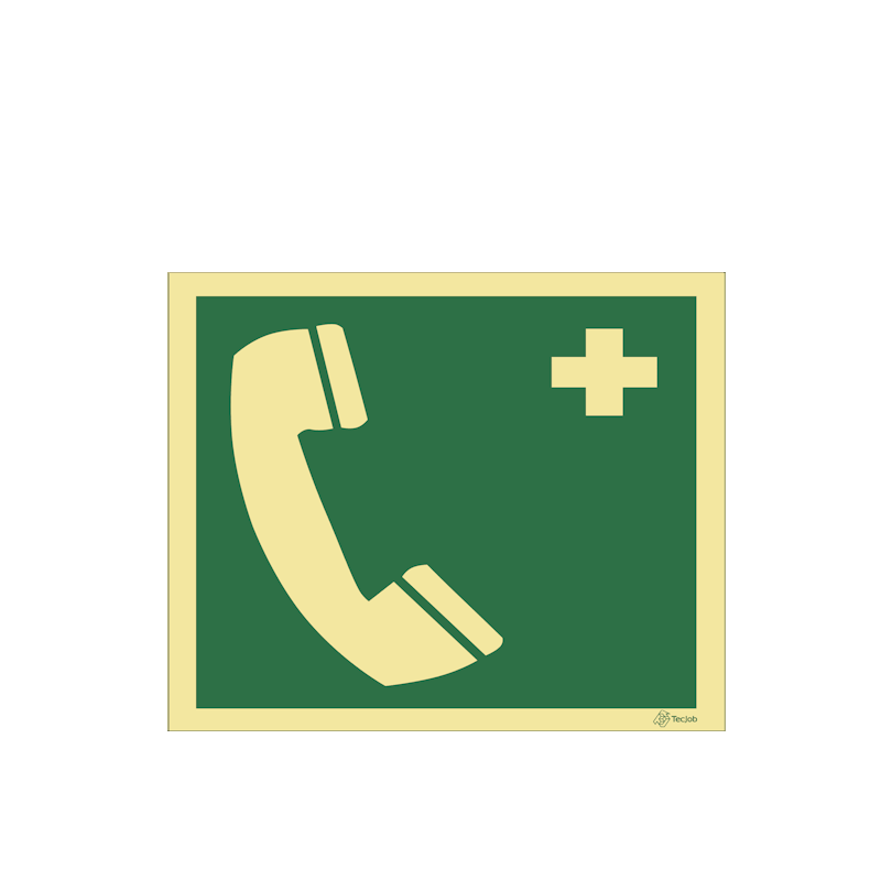 First Aid Telephone Signage - E0229