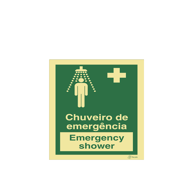 Emergency Shower Signage - E0284
