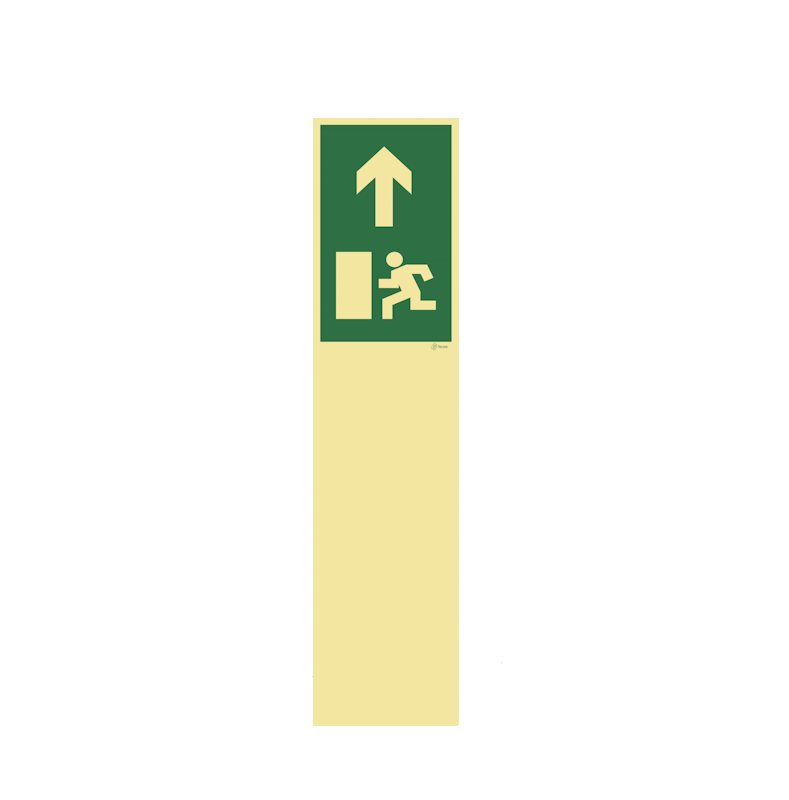 Sinalética Saída em Frente para Recintos Itinerantes - E0382