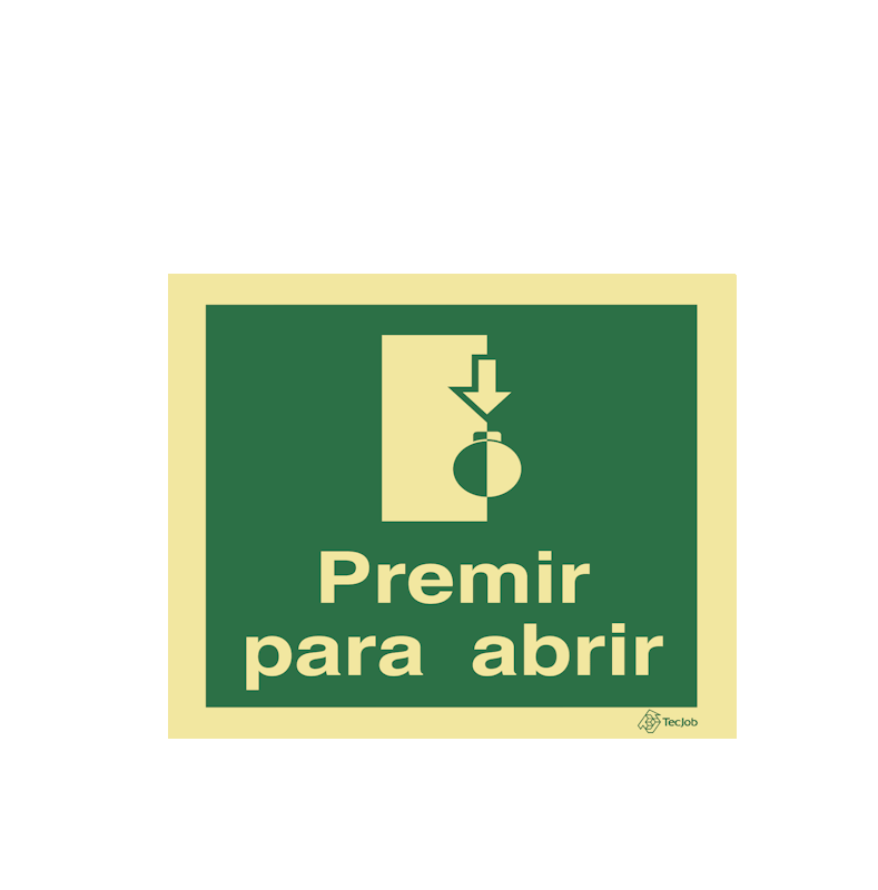 Sinalética Premir para Abrir - E0415