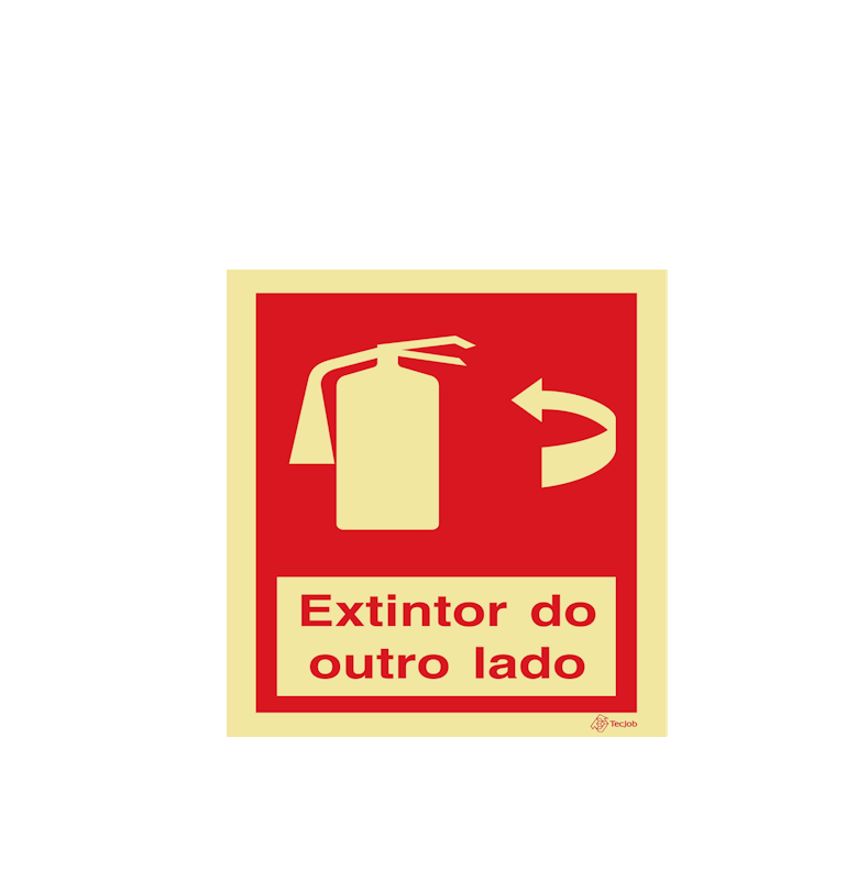 Sinalética Extintor do Outro Lado - I0016