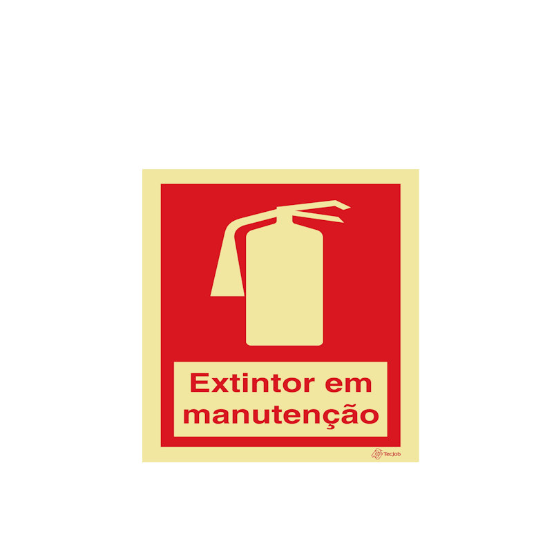 Sinalética Extintor em Manutenção - I0017