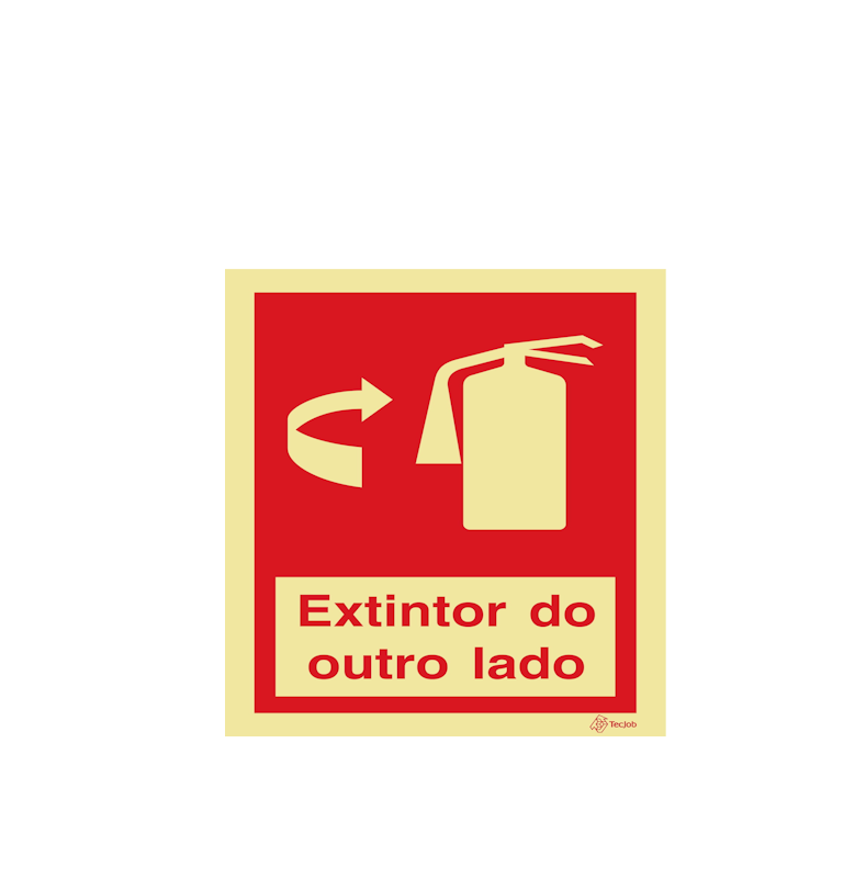 Sinalética Extintor do Outro Lado - I0030