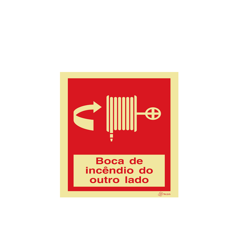 Sinalética Boca de Incêndio do Outro Lado - I0031