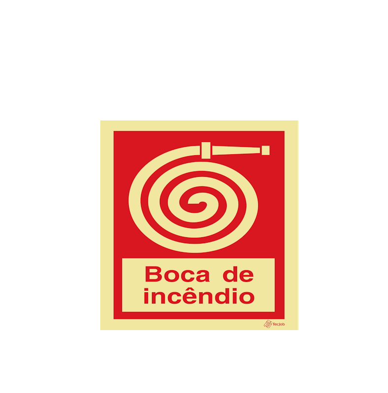 Sinalética Boca de Incêndio - I0032