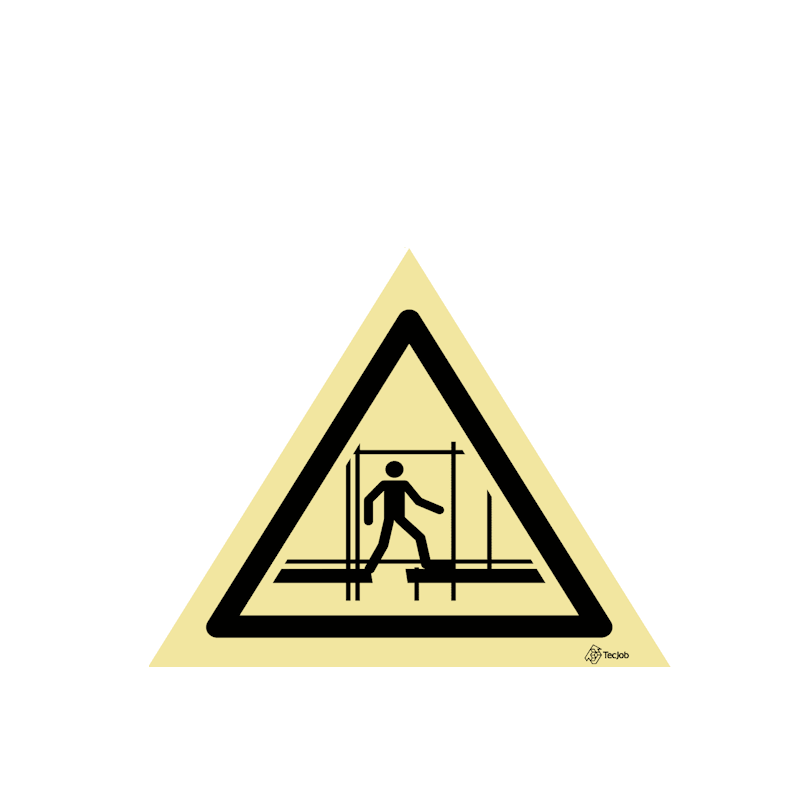 Warning Sign: Incomplete Scaffolding – IS0177