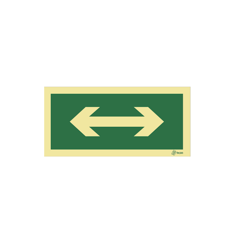 Sinalética Saída à Direita e à Esquerda – E0001