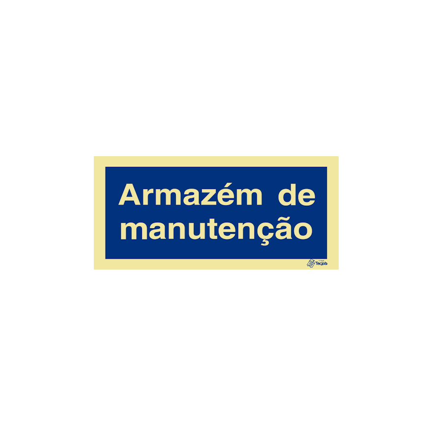 Sinal Armazém de manutenção - IN0466
