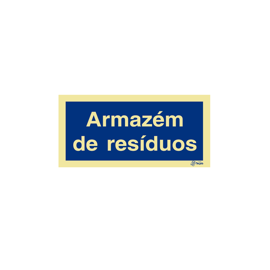 Sinal Armazém de resíduos - IN0476