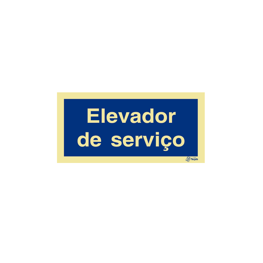 Sinal Elevador de serviço - IN0669
