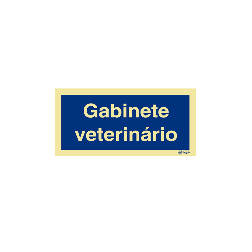 Sinal Gabinete veterinário - IN0739