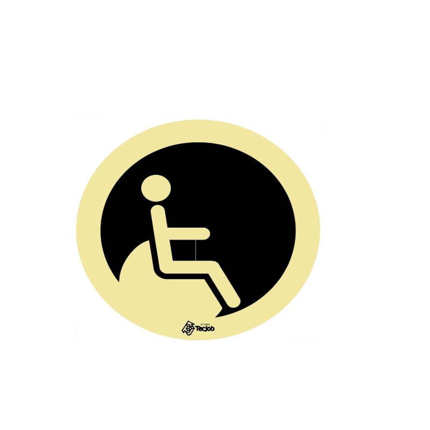 Sinalética Indicação de Wc para Mobilidade Reduzida – IN0220