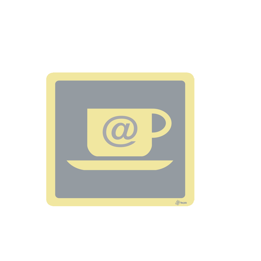 Sinalética Café com acesso à Internet - IN0148