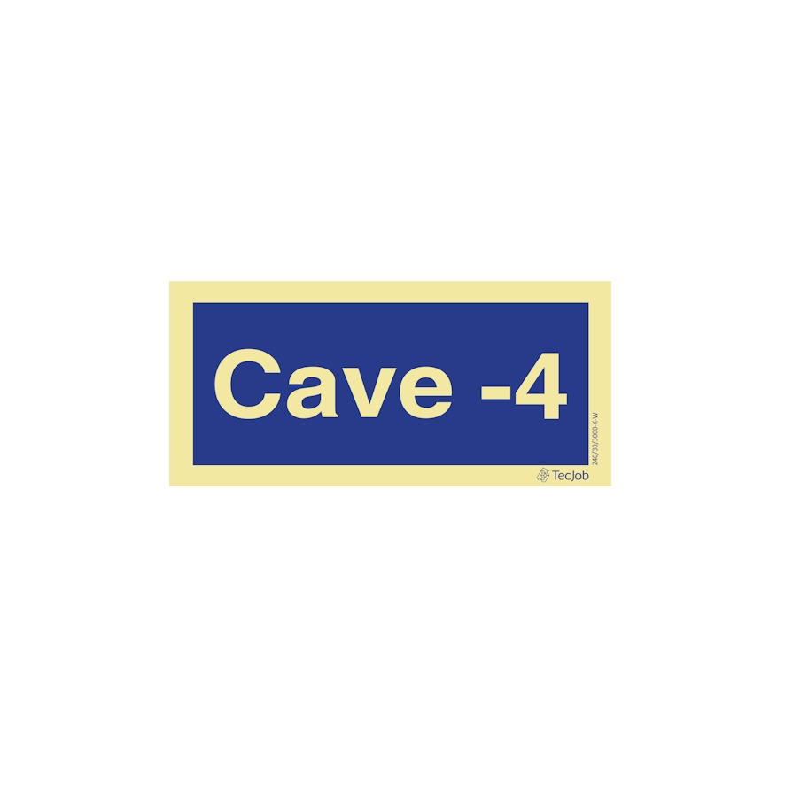 Sinalética Cave -4 - IN0385