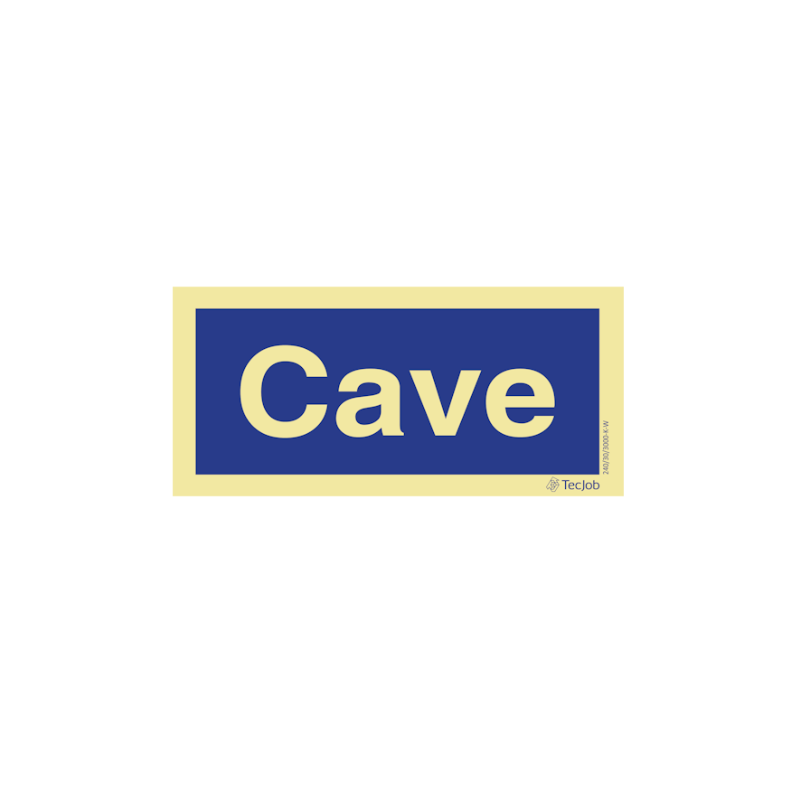 Sinalética Cave - IN0380