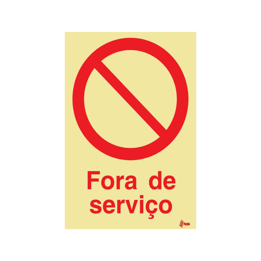 Sinalética Fora de Serviço – PR0130
