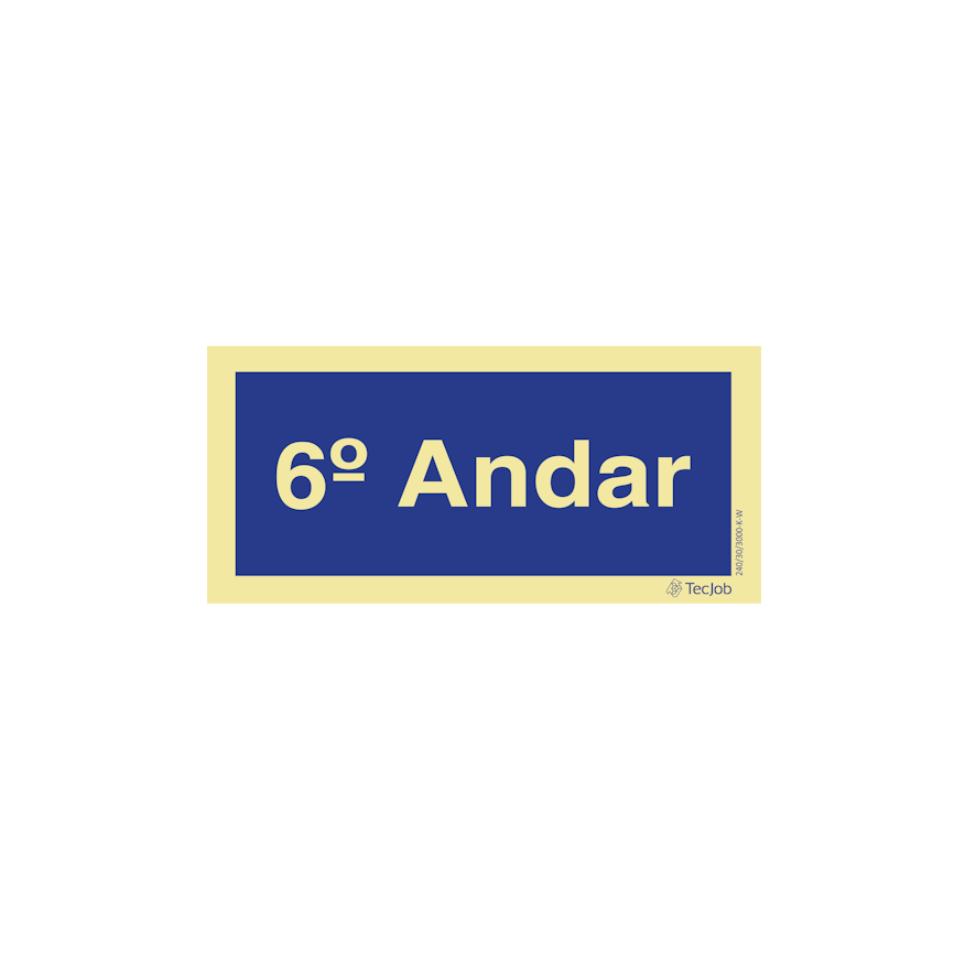 Sinalética Informação 6º Andar - IN0346