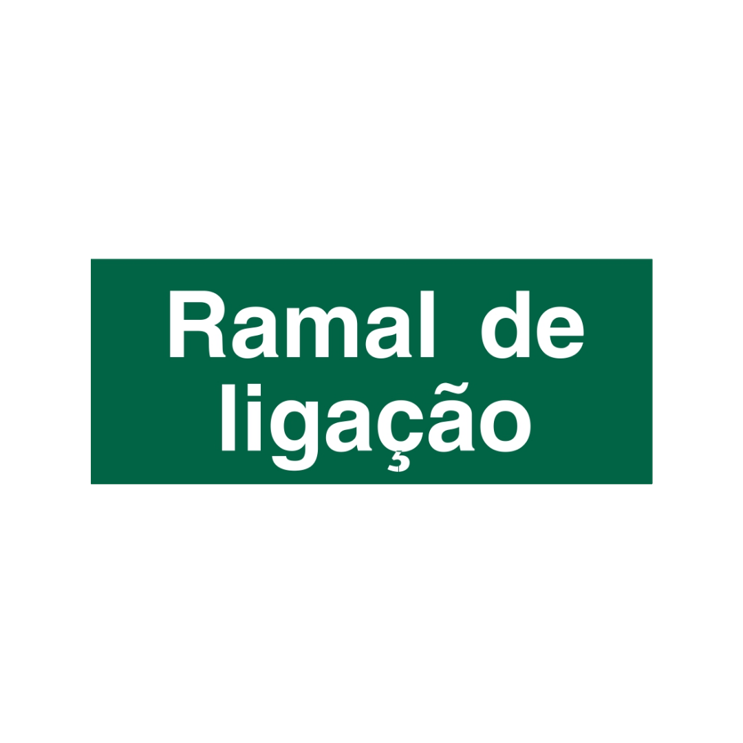 Sinalética Informação Ramal de Ligação - IN1595
