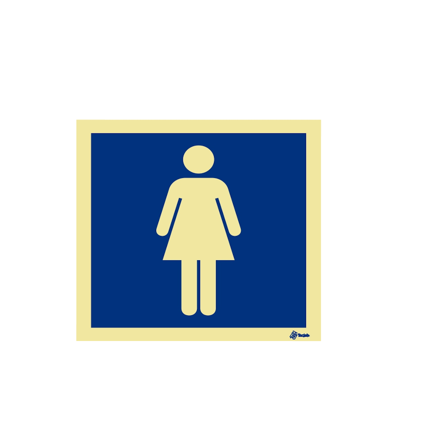 Sinalética Instalações Sanitárias Femininas – IN0265
