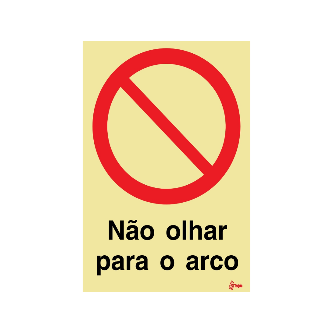 Sinalética Não Olhar para o Arco – PR0131