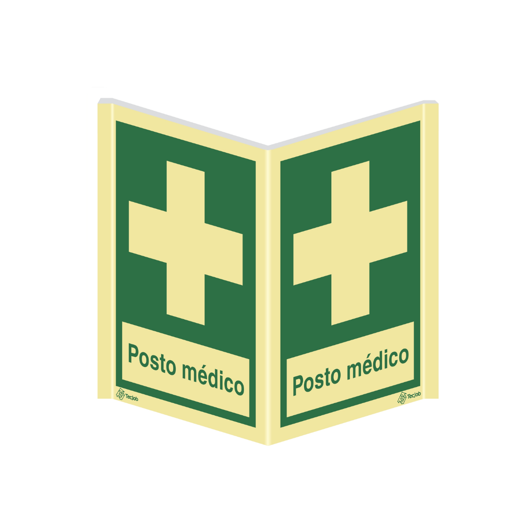 Sinalética Panorâmica Posto Médico Vertical – PA0037