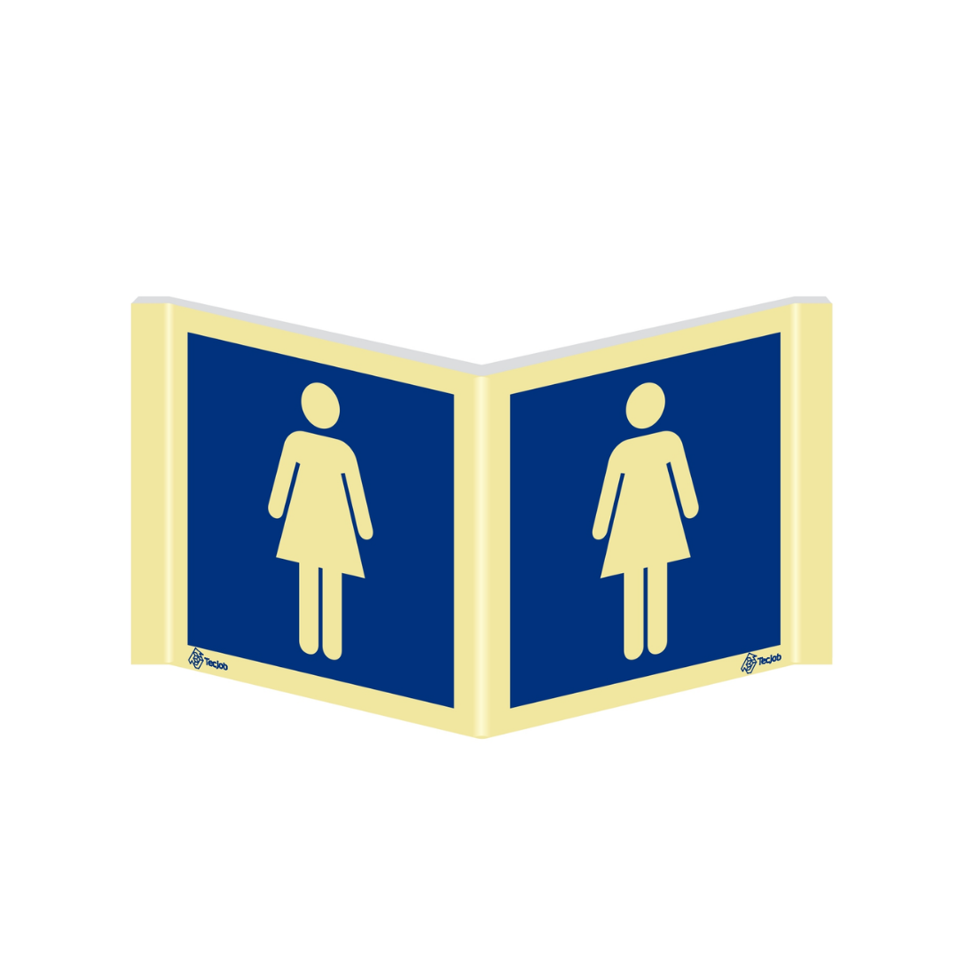 Sinalética Panorâmica WC Feminino – PA0192
