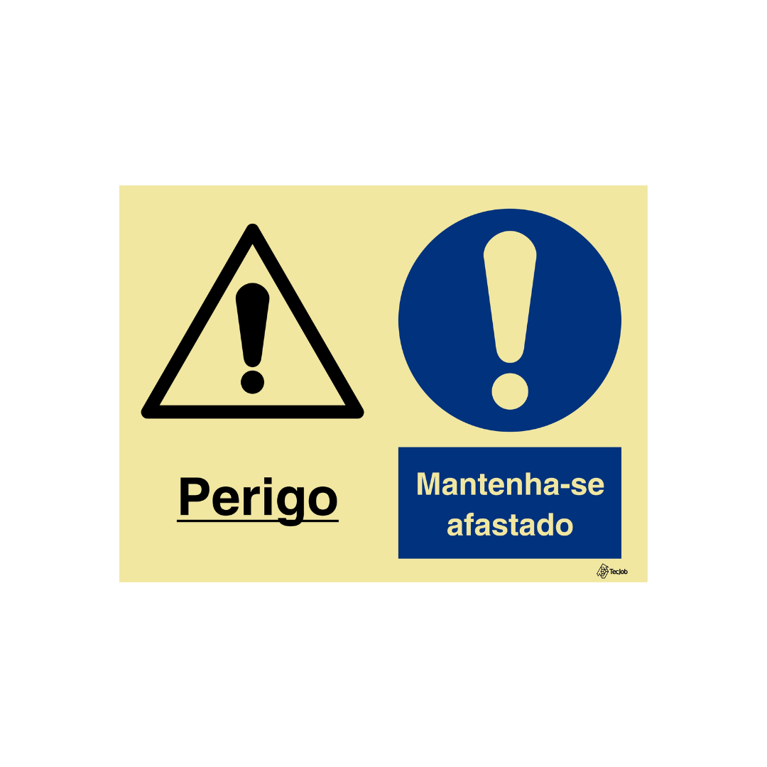 Sinalética Perigo/Mantenha-se Afastado – OB0330