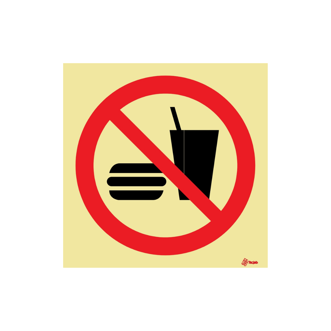 Sinalética Proibido Beber e Comer – PR0280
