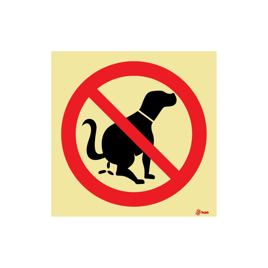 Sinalética Proibido Dejetos de Animais – PR0120