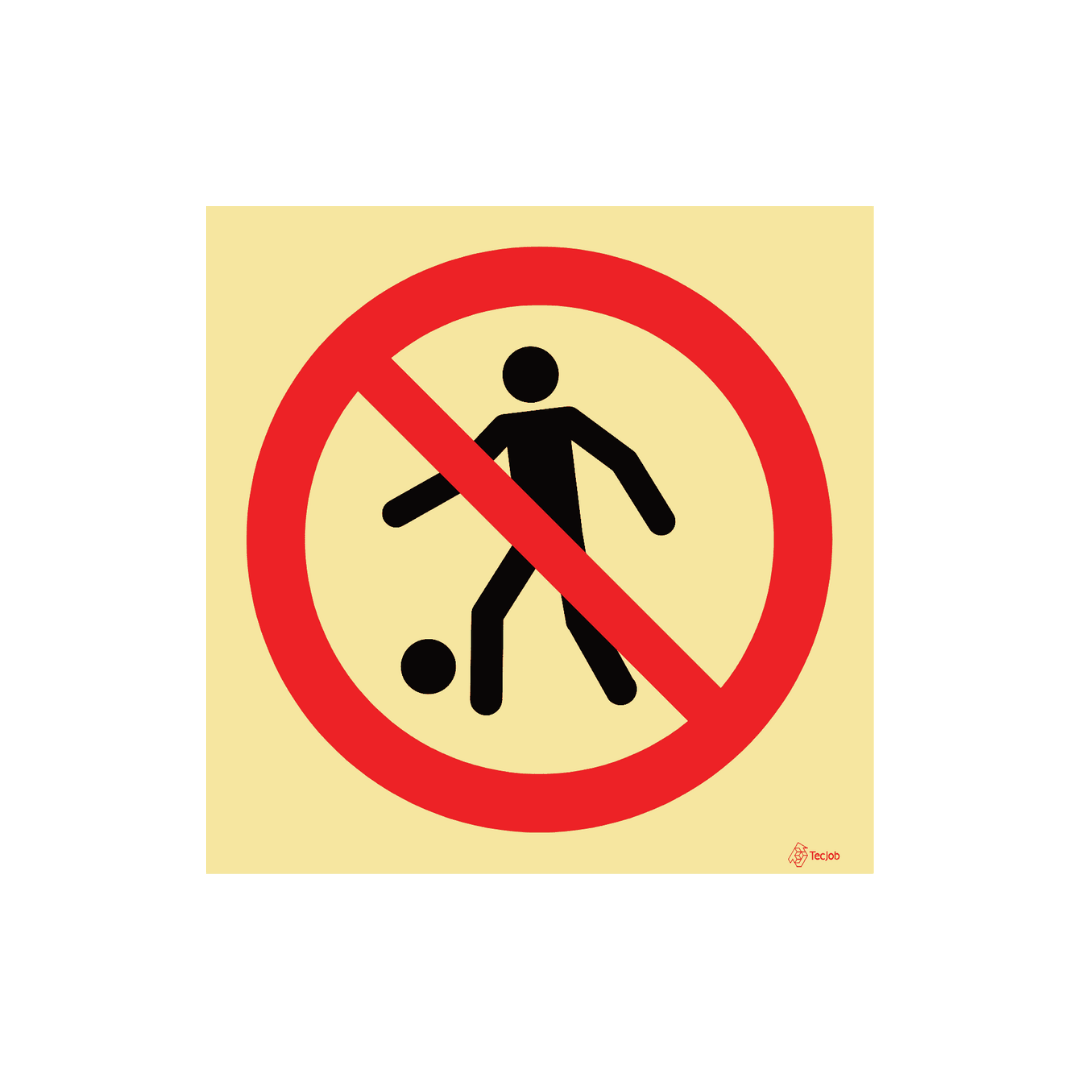 Sinalética Proibido Jogar à Bola – PR0118