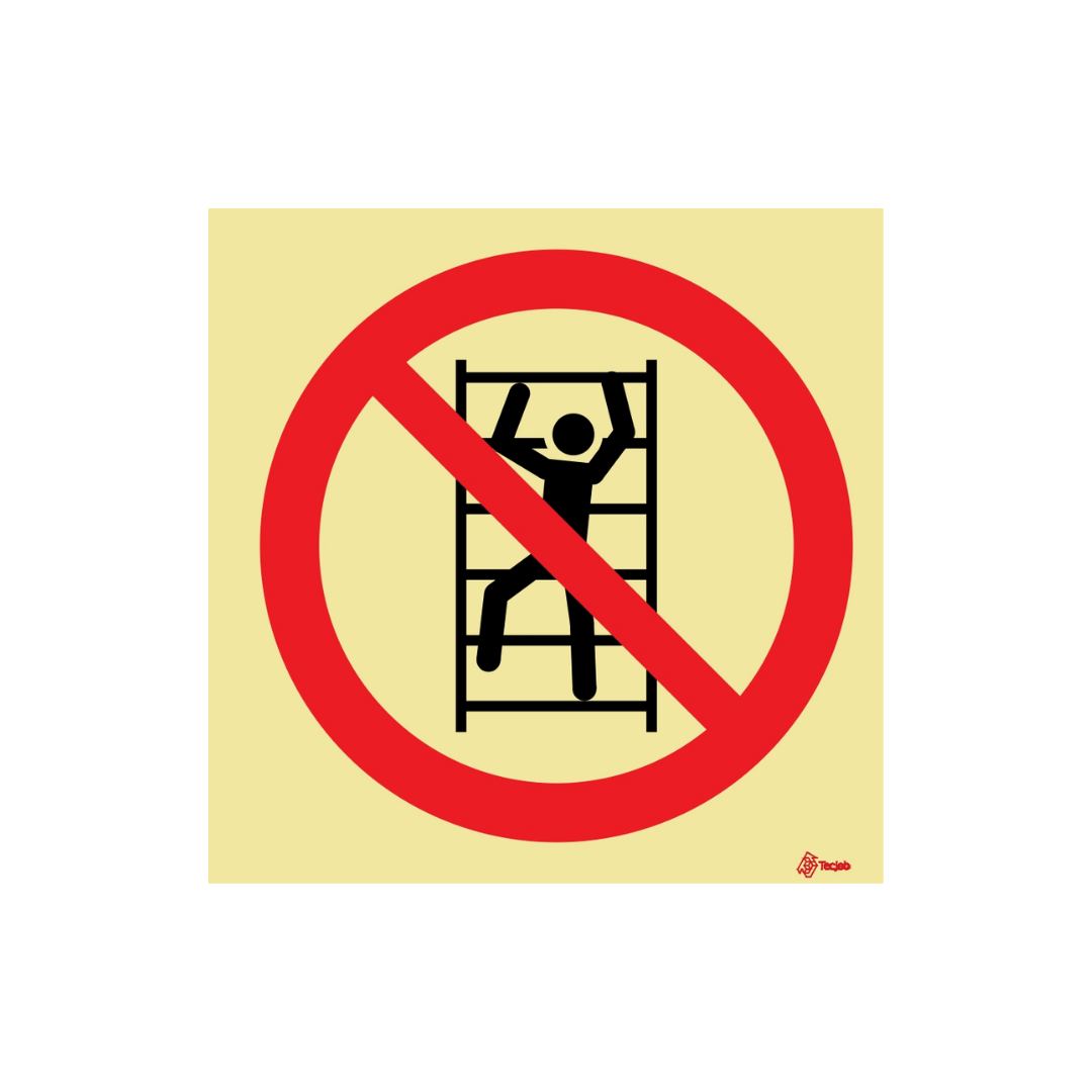Sinalética Proibido Usar a Escada – PR0228