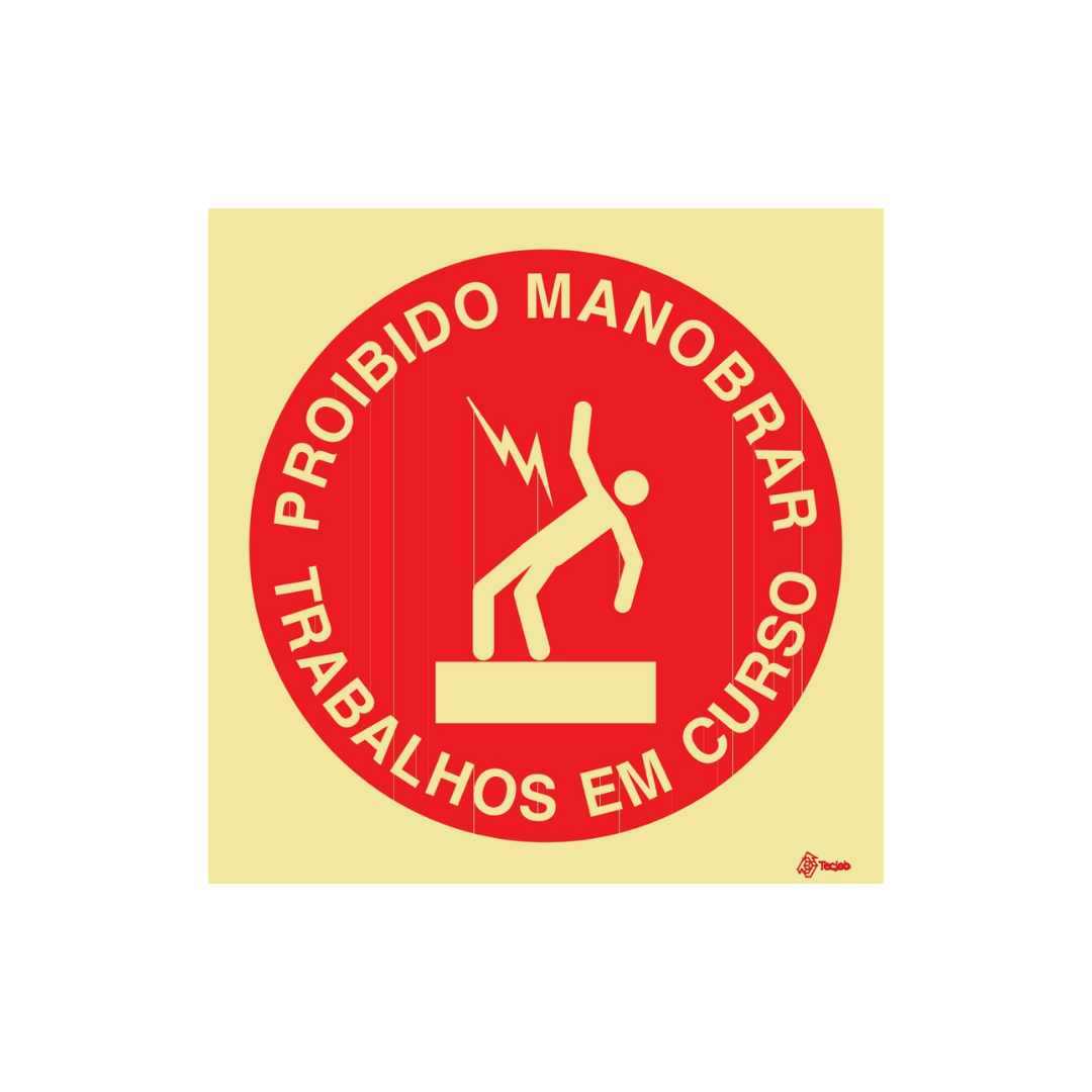 Sinalética Proibido Manobrar Trabalhos em Curso – PR0160