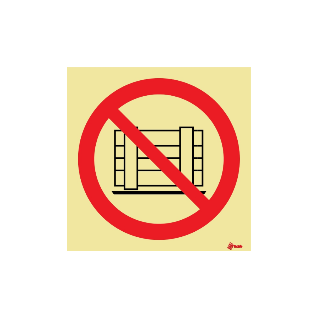 Sinalética Proibido Obstruir – PR0005