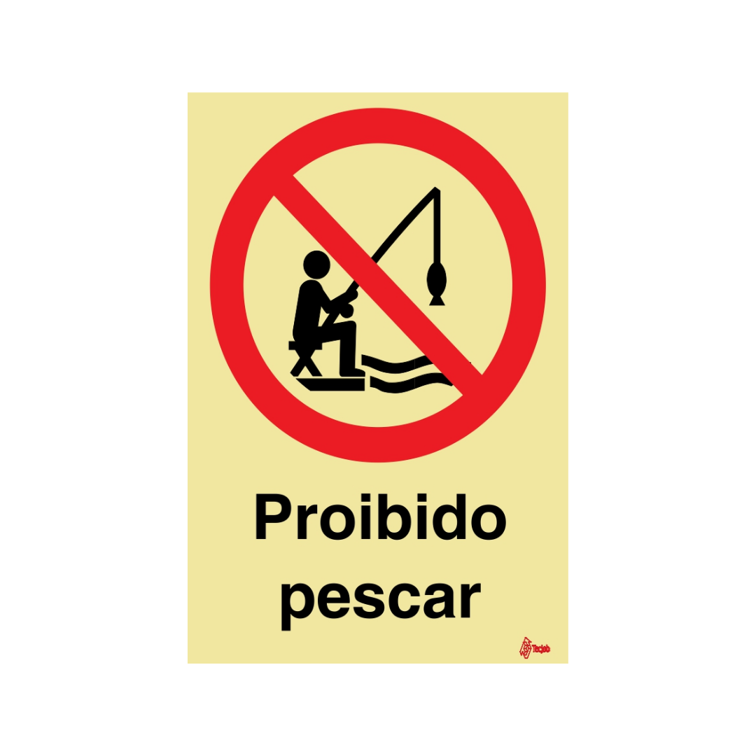Sinalética Proibido Pescar – PR0141