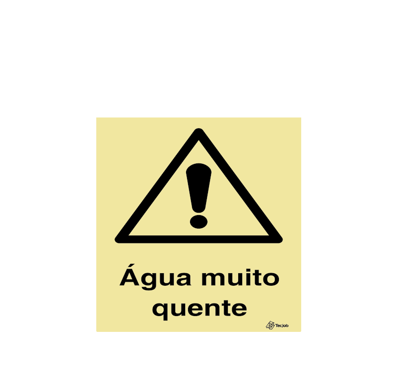 Sinalética Água Muito Quente - IS0354