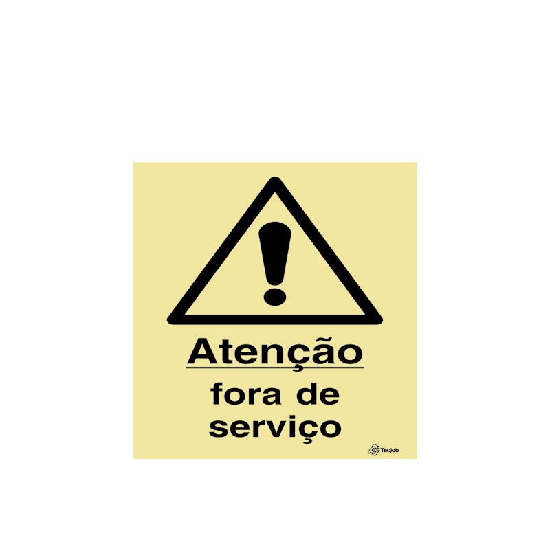 Sinalética Atenção Fora de Serviço - IS0352