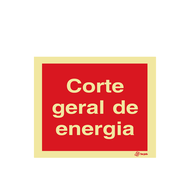 Sinalética Corte Geral de Energia - I0518