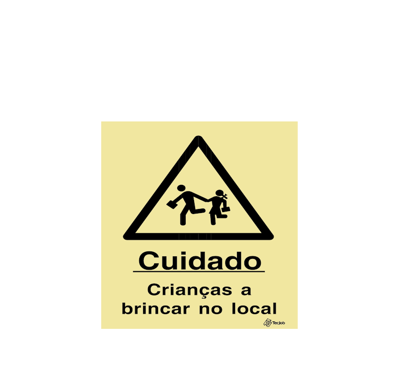 Sinalética Cuidado Crianças a Brincar no Local - IS0205