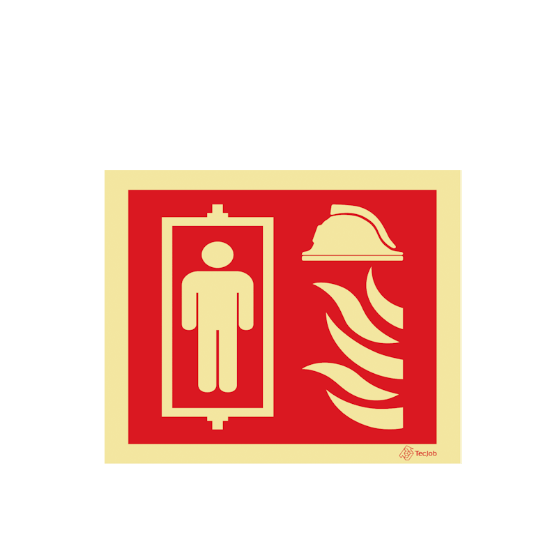 Elevator Signage Exclusive for Firefighters – I0355