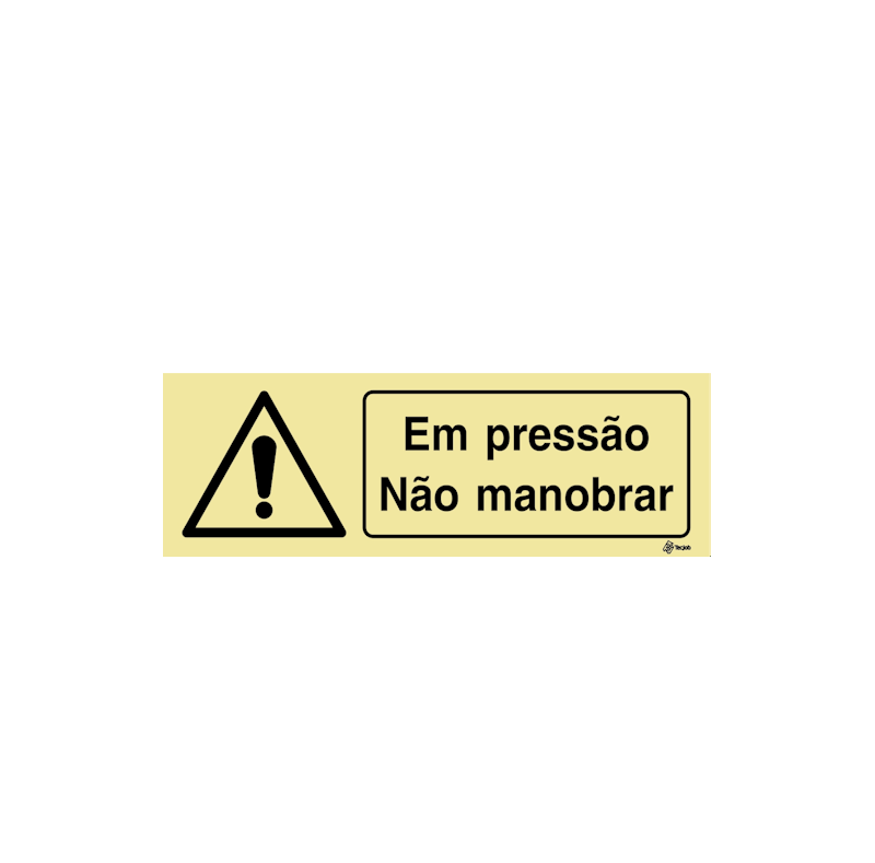 Sinalética Em Pressão Não Manobrar - IS0405
