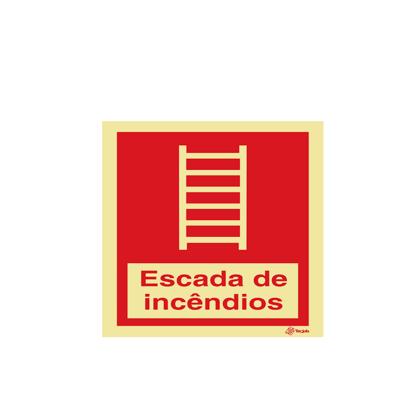Sinalética Escada de Incêndios - I0332
