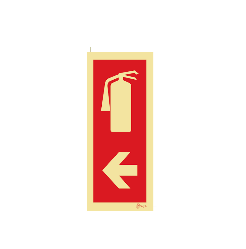 Fire Extinguisher Sign on the Left – I0421