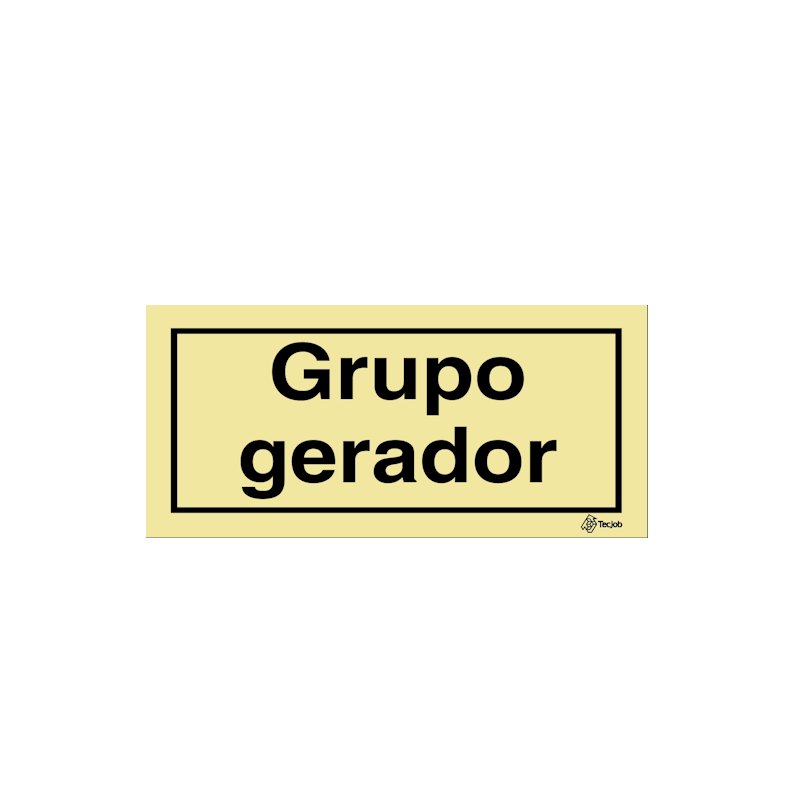 Sinalética Grupo Gerador - IS0437