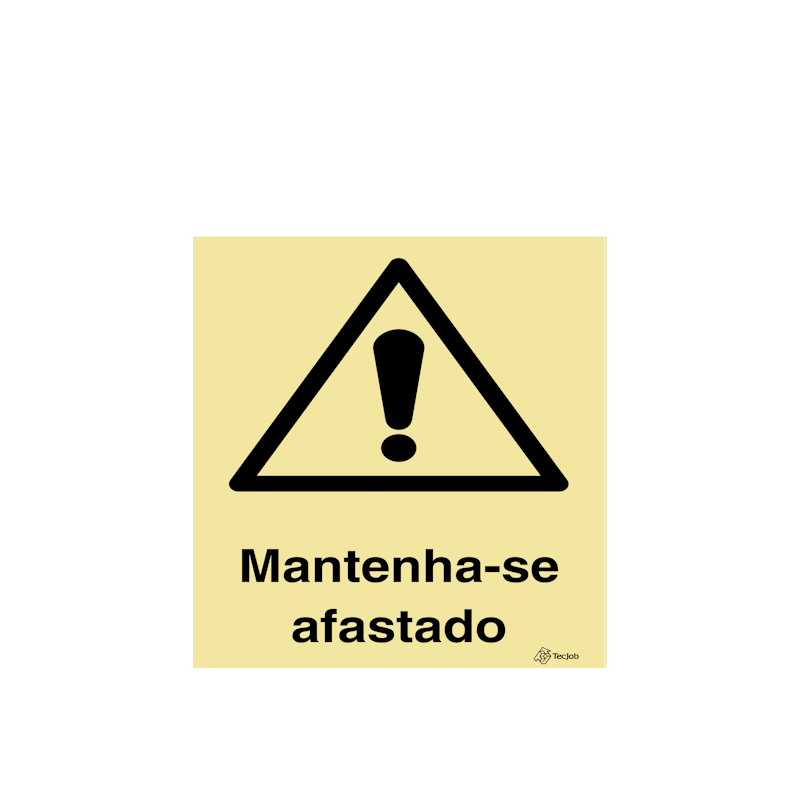 Sinalética Mantenha-se Afastado - IS0494