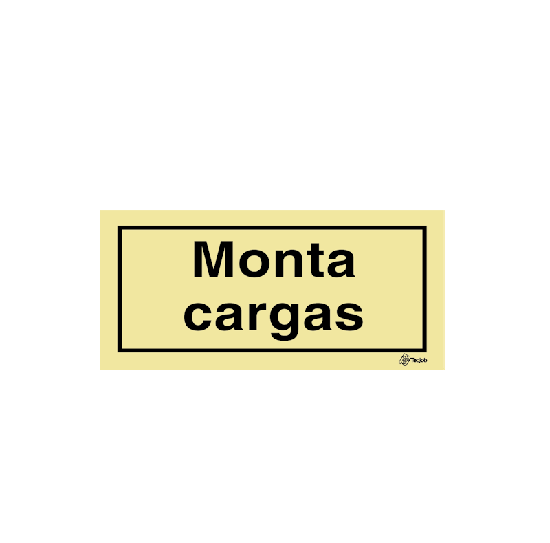 Sinalética Monta Cargas - IS0438