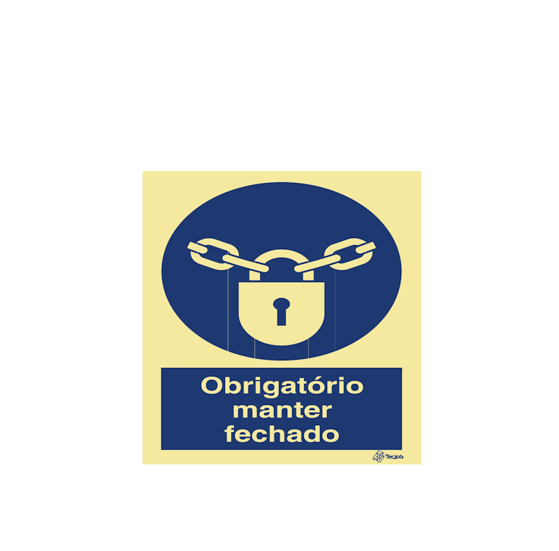 Mandatory Signage: Keep Closed - OB0148