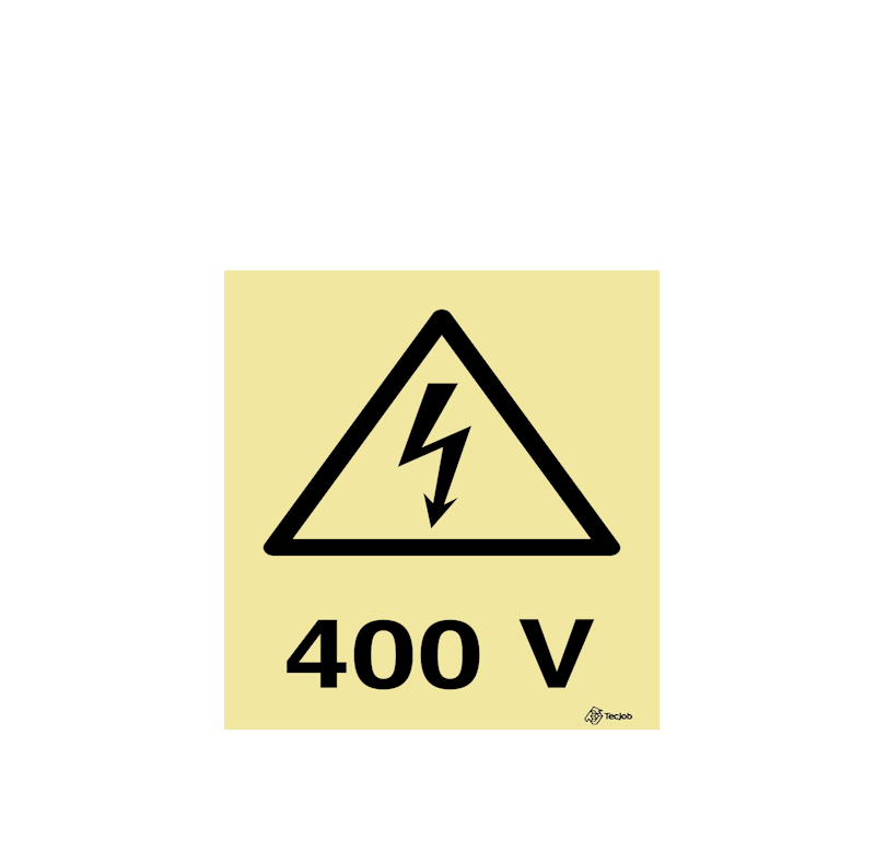 Sinalética Perigo 400V - IS0148