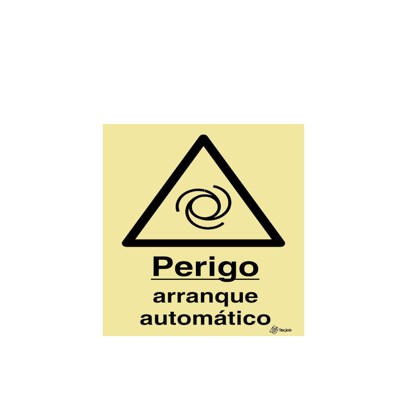 Warning Sign: Automatic Start - ISO 240